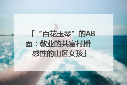“百花玉琴”的AB面：敬业的共富村播 感性的山区女孩