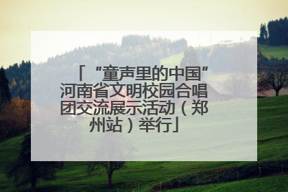 “童声里的中国”河南省文明校园合唱团交流展示活动（郑州站）举行