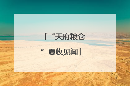“天府粮仓”夏收见闻
