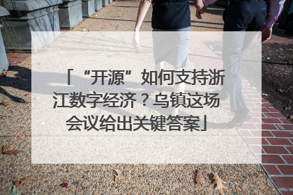 “开源”如何支持浙江数字经济？乌镇这场会议给出关键答案