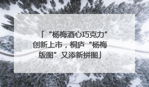 “杨梅酒心巧克力”创新上市，桐庐“杨梅版图”又添新拼图