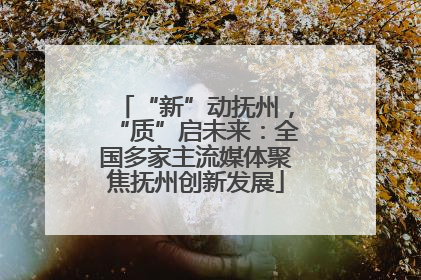 “新”动抚州，“质”启未来：全国多家主流媒体聚焦抚州创新发展