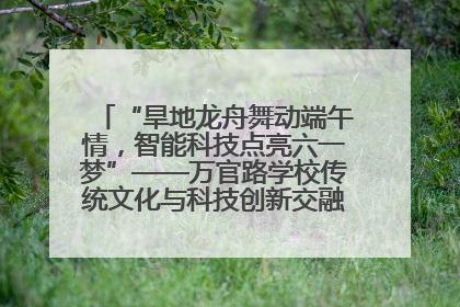 “旱地龙舟舞动端午情，智能科技点亮六一梦”——万官路学校传统文化与科技创新交融的精彩盛宴