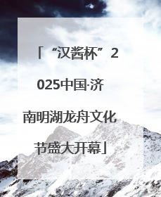 “汉酱杯”2025中国·济南明湖龙舟文化节盛大开幕