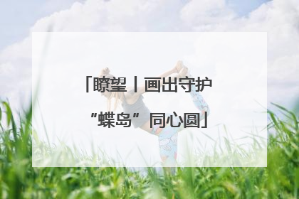 瞭望丨画出守护“蝶岛”同心圆