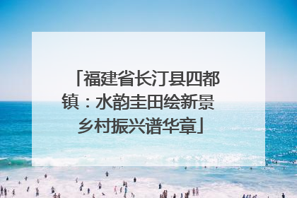福建省长汀县四都镇：水韵圭田绘新景 乡村振兴谱华章