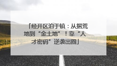 经开区泊于镇：从撂荒地到“金土地”！靠“人才密码”逆袭出圈