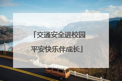 交通安全进校园 平安快乐伴成长