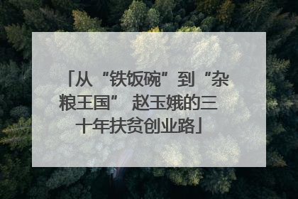 从“铁饭碗”到“杂粮王国” 赵玉娥的三十年扶贫创业路