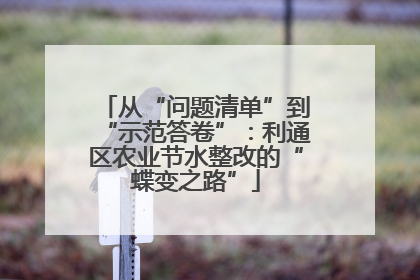 从“问题清单”到“示范答卷”：利通区农业节水整改的“蝶变之路”