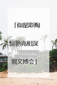 仰韶彩陶惊艳亮相深圳文博会