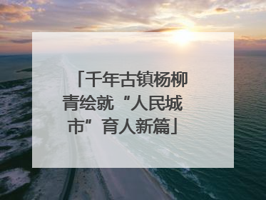 千年古镇杨柳青绘就“人民城市”育人新篇