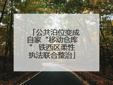 公共泊位变成自家“移动仓库” 铁西区柔性执法联合整治