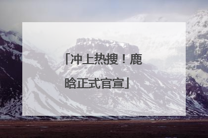 冲上热搜！鹿晗正式官宣