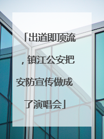 出道即顶流，镇江公安把安防宣传做成了演唱会