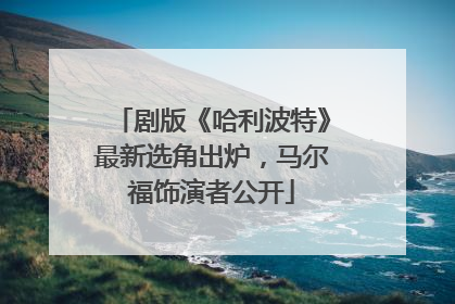 剧版《哈利波特》最新选角出炉，马尔福饰演者公开
