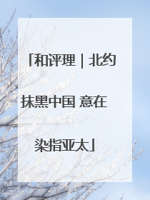 和评理｜北约抹黑中国 意在染指亚太