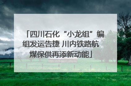 四川石化“小龙组”编组发运告捷 川内铁路航煤保供再添新动能