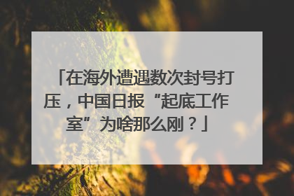 在海外遭遇数次封号打压，中国日报“起底工作室”为啥那么刚？