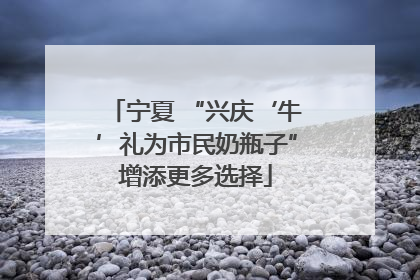 宁夏 “兴庆‘牛’礼为市民奶瓶子”增添更多选择