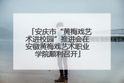 安庆市“黄梅戏艺术进校园”推进会在安徽黄梅戏艺术职业学院顺利召开