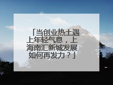 当创业热土遇上年轻气息，上海南汇新城发展如何再发力？