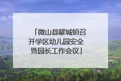 微山县驩城镇召开学区幼儿园安全暨园长工作会议