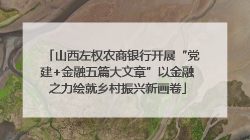 山西左权农商银行开展“党建+金融五篇大文章”以金融之力绘就乡村振兴新画卷