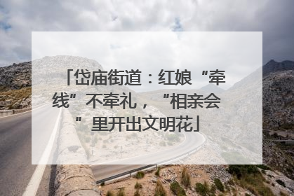 岱庙街道：红娘“牵线”不牵礼，“相亲会”里开出文明花