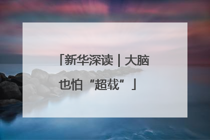 新华深读｜大脑也怕“超载”