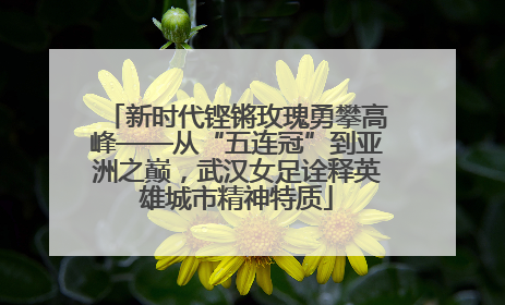 新时代铿锵玫瑰勇攀高峰——从“五连冠”到亚洲之巅，武汉女足诠释英雄城市精神特质