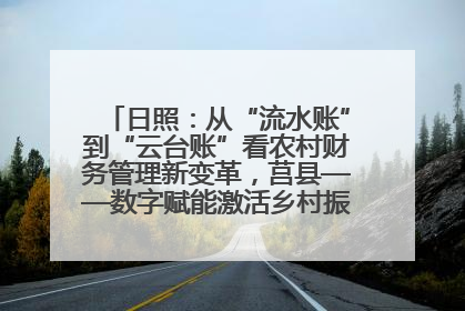 日照：从“流水账”到“云台账”看农村财务管理新变革，莒县——数字赋能激活乡村振兴“一池春水”
