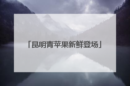 昆明青苹果新鲜登场