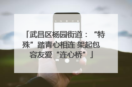 武昌区杨园街道：“特殊”踏青心相连 架起包容友爱“连心桥”