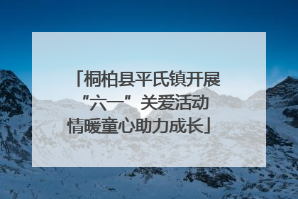 桐柏县平氏镇开展“六一”关爱活动 情暖童心助力成长
