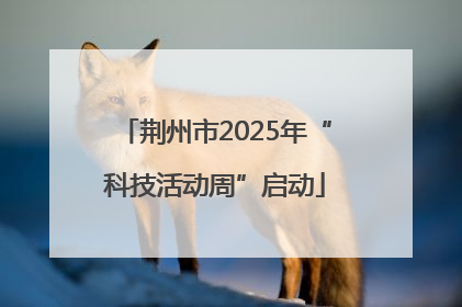 荆州市2025年“科技活动周”启动