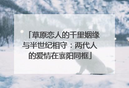 草原恋人的千里姻缘与半世纪相守：两代人的爱情在襄阳同框