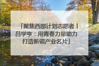 聚焦西部计划志愿者丨吕学亨：用青春力量助力打造新疆产业名片