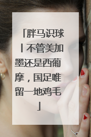 胖马识球丨不管美加墨还是西葡摩，国足唯留一地鸡毛