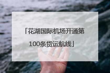 花湖国际机场开通第100条货运航线