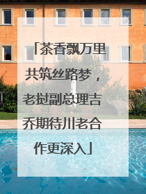 茶香飘万里共筑丝路梦，老挝副总理吉乔期待川老合作更深入
