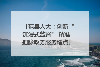 范县人大：创新“沉浸式监督” 精准把脉政务服务堵点