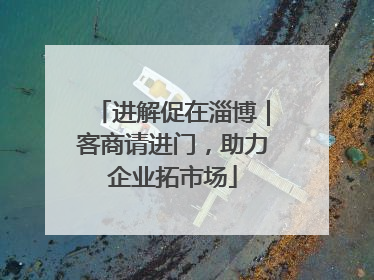 进解促在淄博｜客商请进门，助力企业拓市场