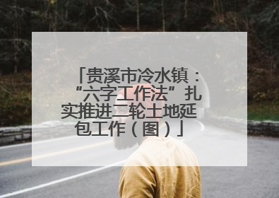 贵溪市冷水镇：“六字工作法”扎实推进二轮土地延包工作（图）