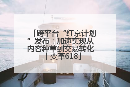 跨平台“红京计划”发布：加速实现从内容种草到交易转化丨变革618