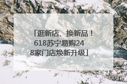 逛新店、换新品！618苏宁易购248家门店焕新升级