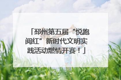 邳州第五届“悦跑阅红”新时代文明实践活动燃情开赛！
