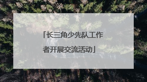 长三角少先队工作者开展交流活动
