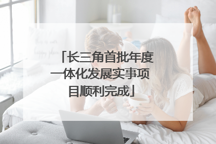 长三角首批年度一体化发展实事项目顺利完成