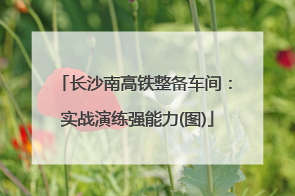 长沙南高铁整备车间：实战演练强能力(图)